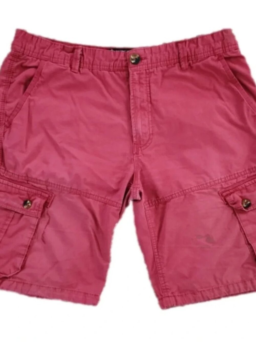 Report 3/$20 Sunday Work Clothes Red Cargo Shorts